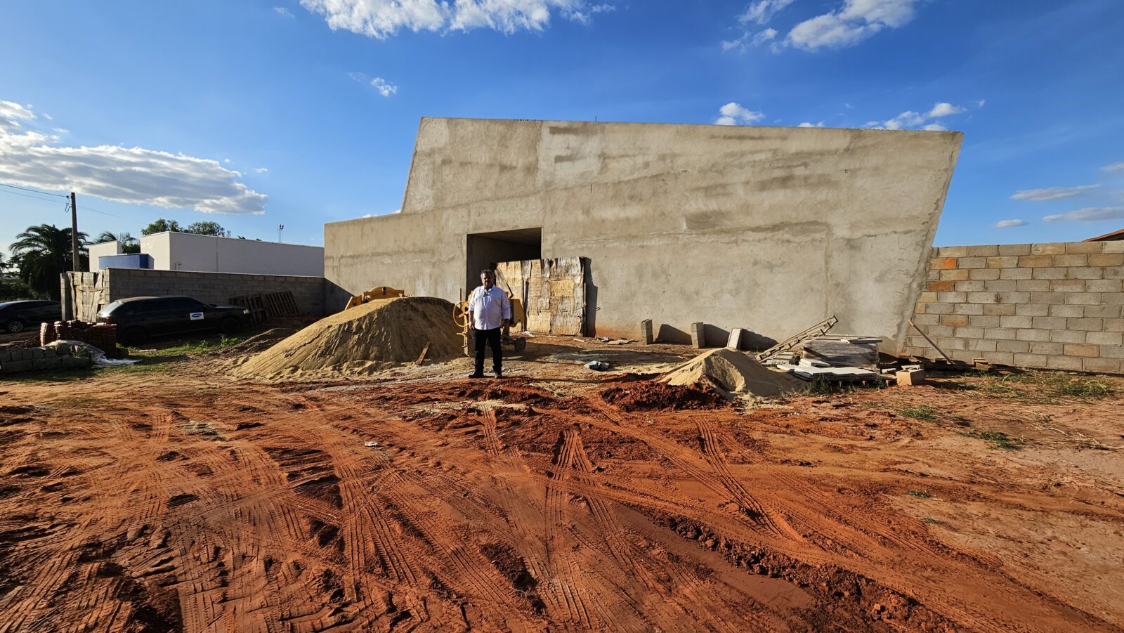 Retomada das obras da Creche Escola