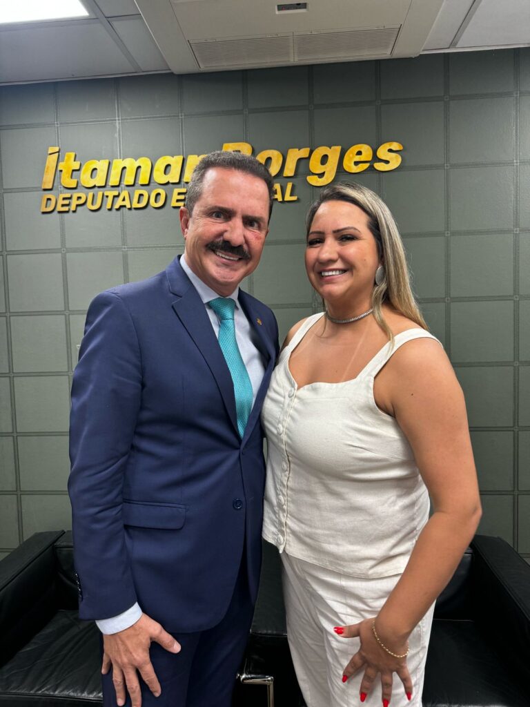 Dep Itamar Borges (MDB) e Daniela F. Becaria (Podemos)